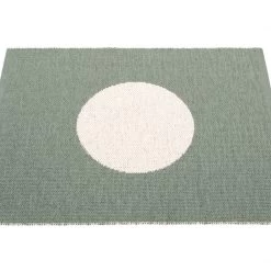 Pappelina Rugs Vera Small One Army & Vanilla Rug
