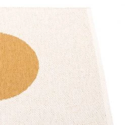 Pappelina Rugs Vera Small One Ochre & Vanilla Rug