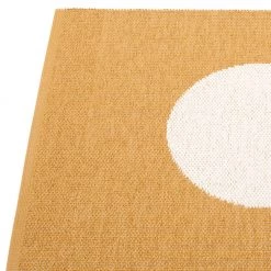 Pappelina Rugs Vera Small One Ochre & Vanilla Rug