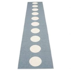 Pappelina Vera Storm & Vanilla Runner Rug