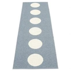 Pappelina Vera Storm & Vanilla Runner Rug