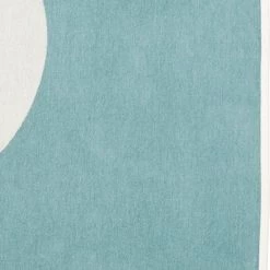 Pappelina Vera Turquoise & Vanilla Blanket