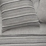 Area Vienna Grey Pillowcase Modern Bedroom