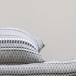 Area Vienna Grey Pillowcase Modern Bedroom