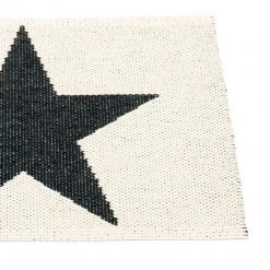 Pappelina Rugs Viggo One Black & Vanilla Runner Rug