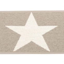 Pappelina Viggo One Mud & Vanilla Runner Rug Rugs