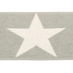 Pappelina Viggo One Warm Grey & Vanilla Runner Rug Rugs