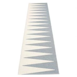 Pappelina Rugs Vivi Grey & Vanilla Runner Rug