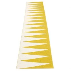 Pappelina Vivi Mustard & Vanilla Runner Rug