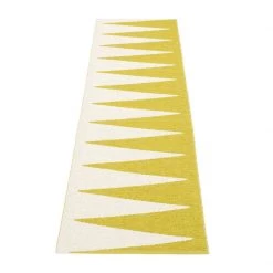 Pappelina Vivi Mustard & Vanilla Runner Rug