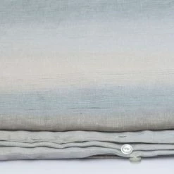 Area Modern Bedroom Vivienne Mineral Linen Duvet Cover