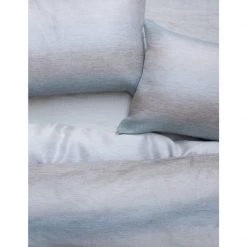 Area Vivienne Mineral Linen Pillow Cases (pair) Modern Bedroom