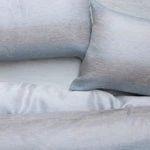 Area Vivienne Mineral Linen Pillow Cases (pair) Modern Bedroom