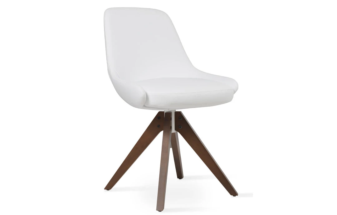 SohoConcept Modern Dining Gazel Arm Pyramid Swivel Dining Chair 10 SohoConcept Modern Dining Gazel Arm Pyramid Swivel Dining Chair