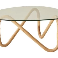 Cane-Line Wave Indoor Large Glass Coffee Table