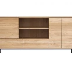 Ethnicraft Modern Dining Whitebird Oak Sideboard