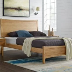 Greenington Willow Caramelized Platform Bed Modern Bedroom
