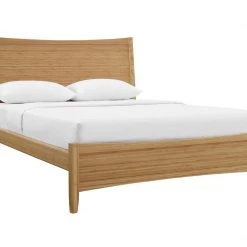 Greenington Willow Caramelized Platform Bed Modern Bedroom
