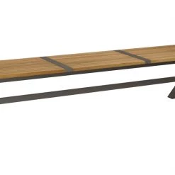 Mamagreen X-Leg Plantation Teak Bench With Aluminum