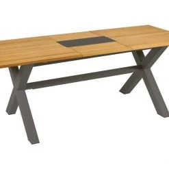 Mamagreen X-Leg Plantation Teak Table With Aluminum