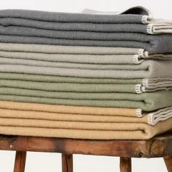 Pappelina Ylva Pine & Seagrass Blanket