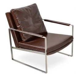 SohoConcept Zara Stainless Steel Arm Chair Modern Living